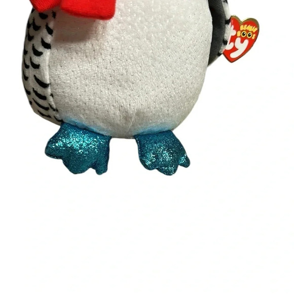 NWT Nester, TY, Beanie Boos  ,Christmas 2018., height 10” , width 5”, shimmer.EC - Picture 11 of 14